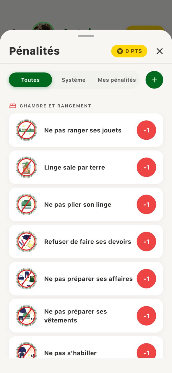 Les pénalités